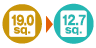 It is a conversion adapter with an insertion angle of 19.0sq. → 12.7sq.