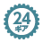 Number of gear teeth 24