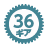 Number of gear teeth 36